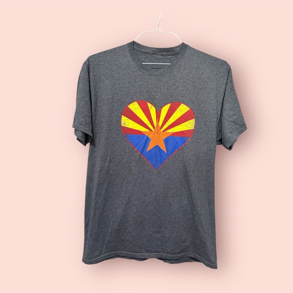 Arizona Heart Flag Tshirt